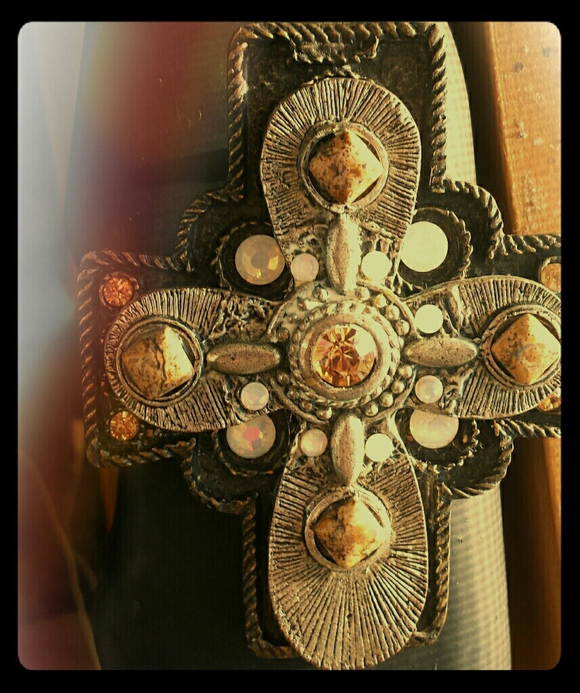 Trible Cross Belt Buckel